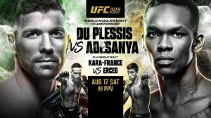 UFC 305 Исраэль Адесанья — Дрикус дю Плесси (18.08.2024)